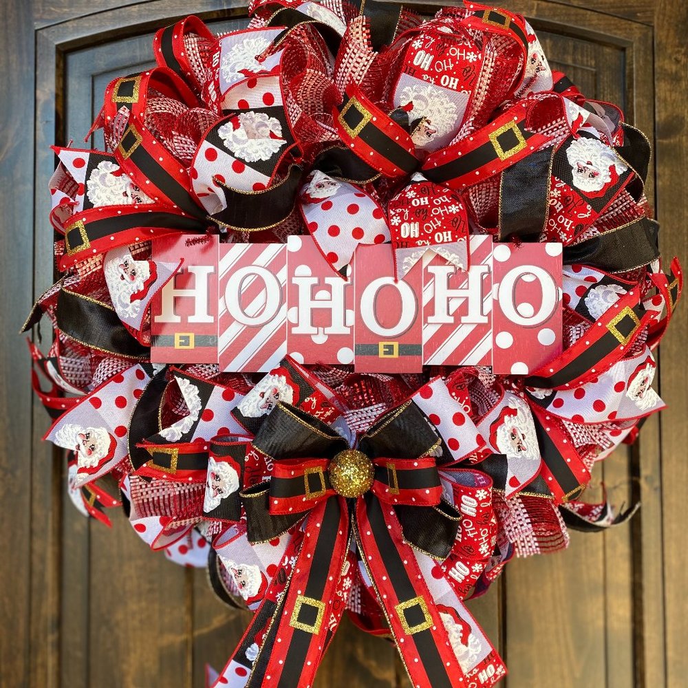Christmas Wreath, Santa Wreath